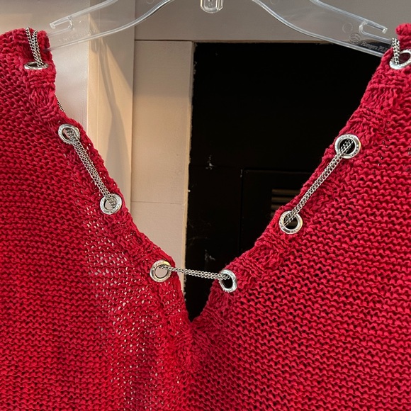 VTG GUESS Knit Backless Sweater Blouse (S) - Picture 3 of 5